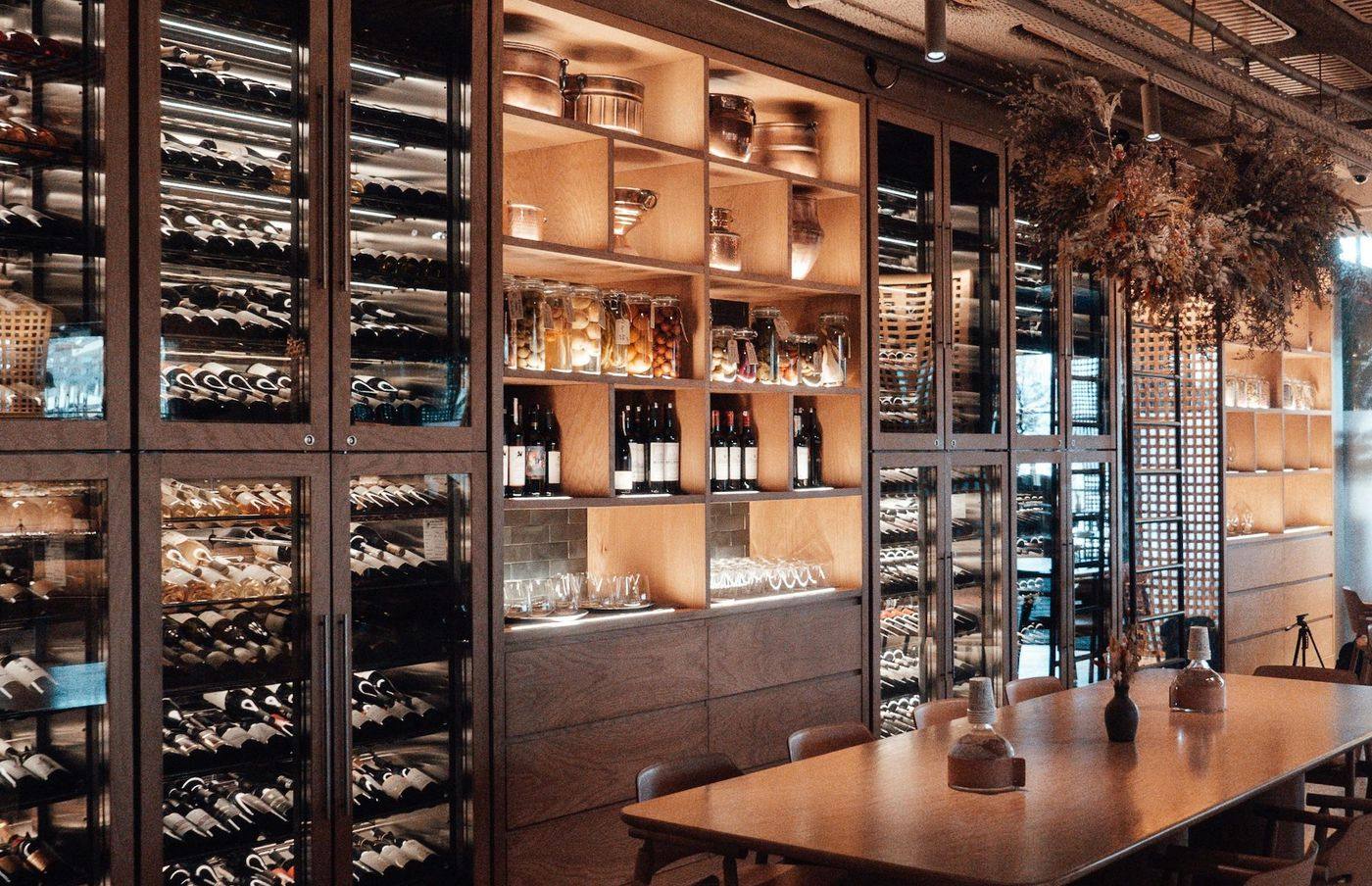 Hotel wine restaurant